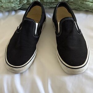 Vans Black Slip-On Canvas unisex Sneakers